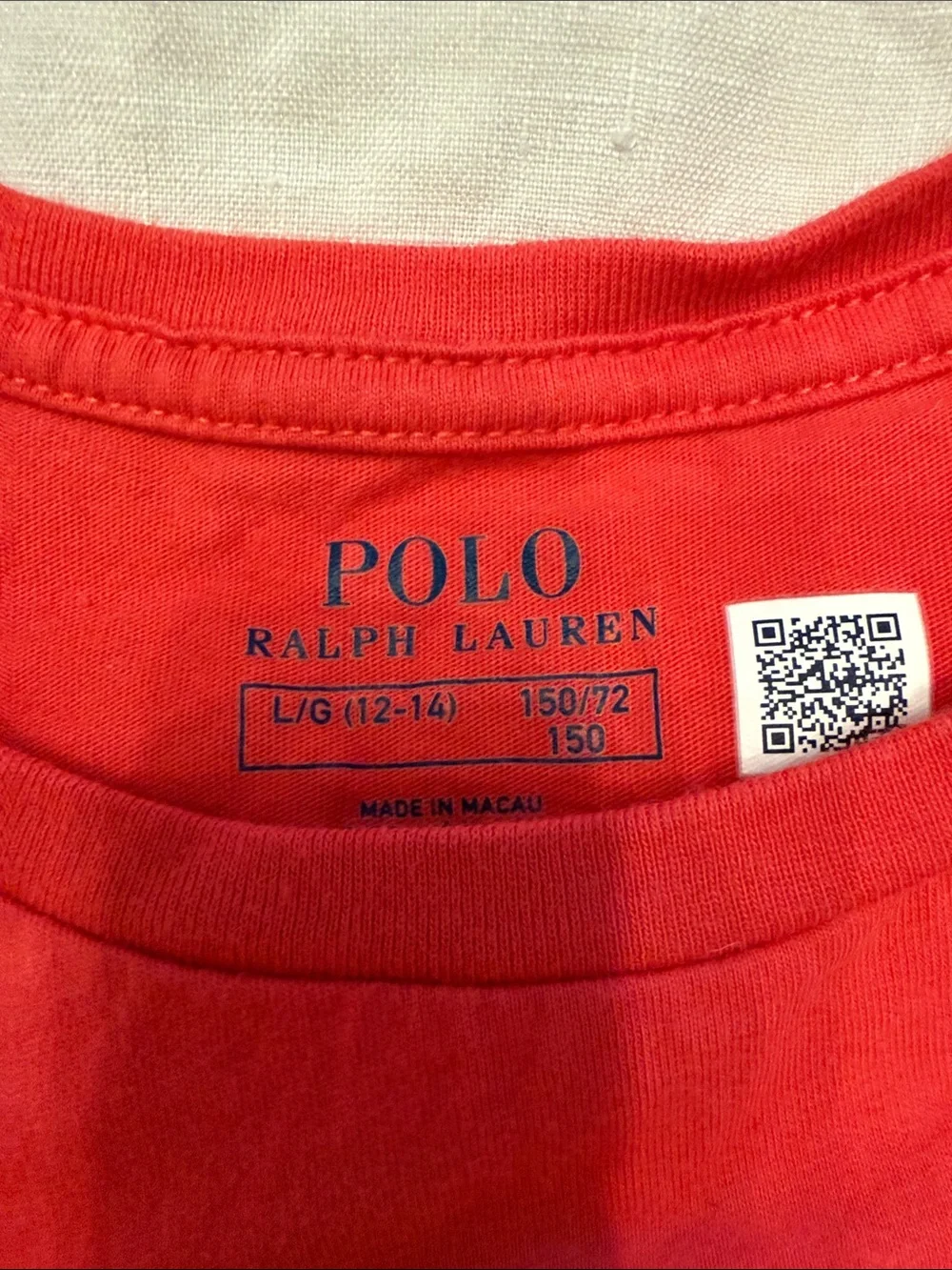 Ralph Lauren Red Polo Bear Short Sleeve Tee